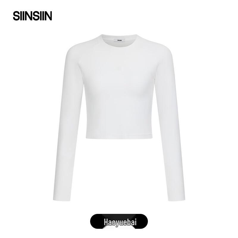 SIINSIIN Slim Fit Long Sleeve Crop Top M