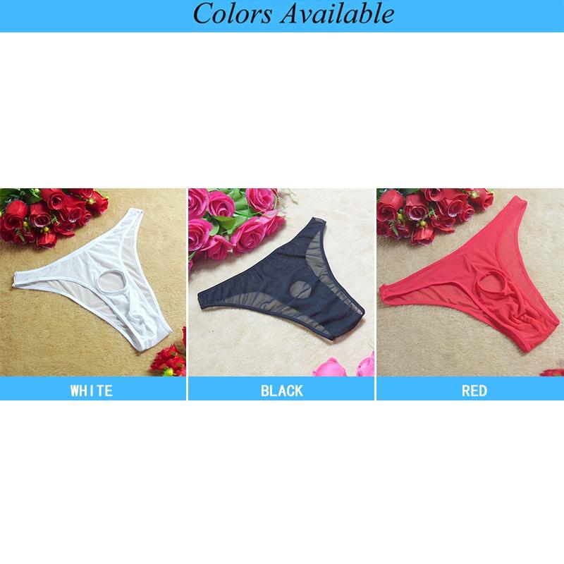 Mens Underpants Jockstrap Knicker Low Rise See-through