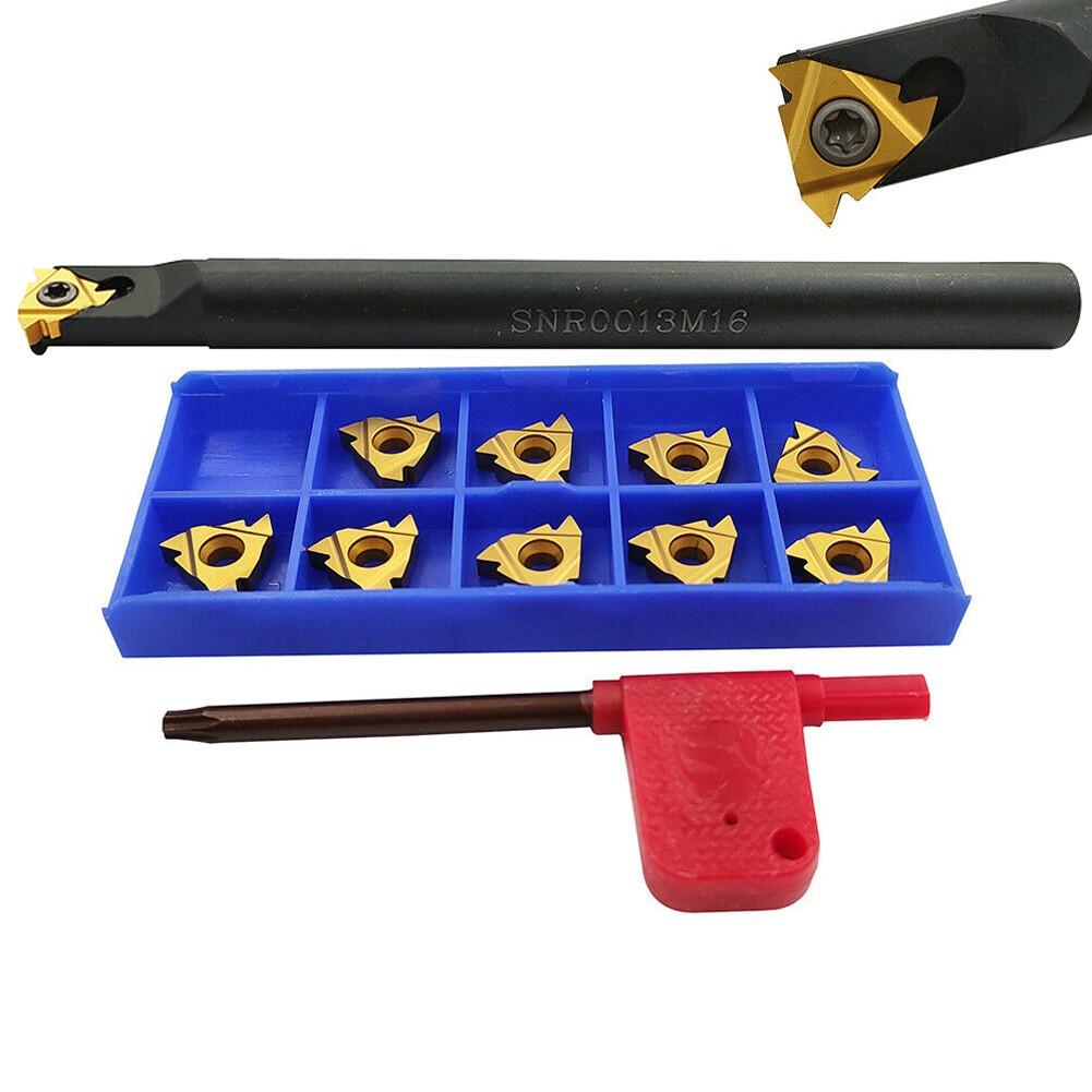 SNR0013M16 Lathe Internal Threading Boring Bar Turning Tool Holder + 16IR AG60