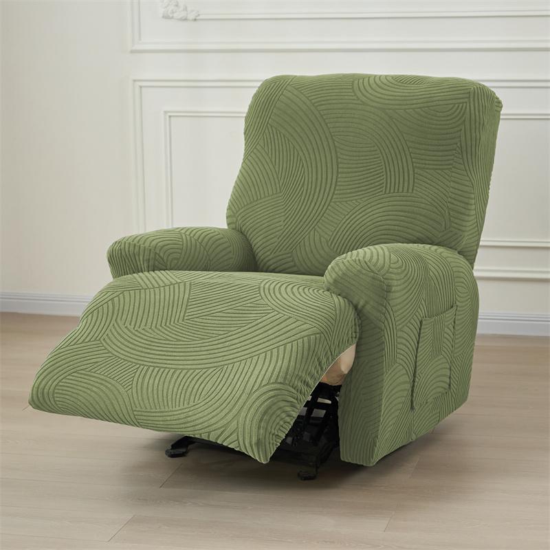 

4/8 шт. Жаккардовый чехол для кресла-реклайнера, раздельный, прочный, съемный чехол для кресла, нескользящий чехол для дивана-реклайнера для гостиной, отеля