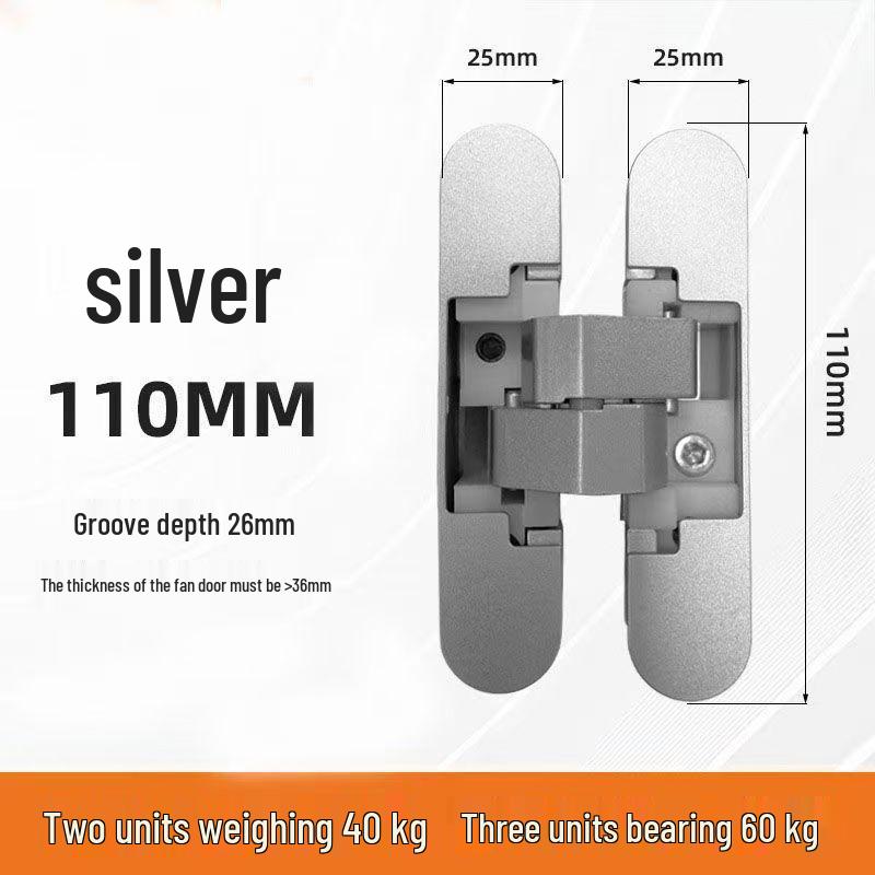 

Invisible Adjustable Silent Hinge for Concealed Folding Doors