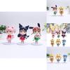 Exquisitely Designed Sailor Moon Figures Featuring Adorable Sanrio Characters In Vibrant Colors