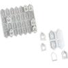 Pack of 2 Silicone House Molds Resin Crafting Moulds Ornament Molds Silicone Texture Suitable for Home Decorating