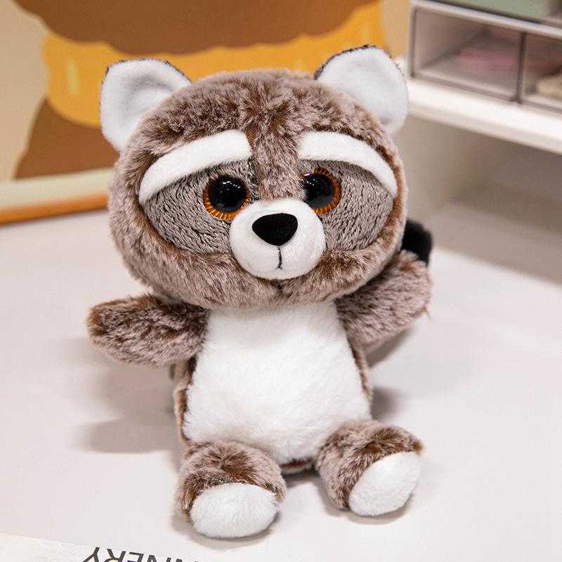 Cute Cute Raccoon Doll Plush Toy Raccoon Doll Children'S Company Soothing Rag Doll Girl Birthday Gift
