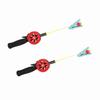 2Pcs Crab Fishing Rod Ice Fishing Pole with Shrimp Clamp Accessories Random Color