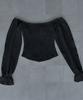 IODAM Lilia Corset Blouse (Black)