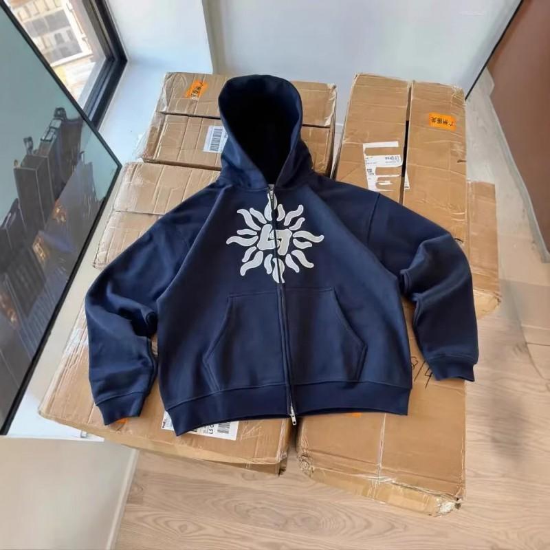 Y2K Herbst Winter Unisex Locker Geschnitten Kapuzenpullover Bedruckt Streetwear Jugendliche