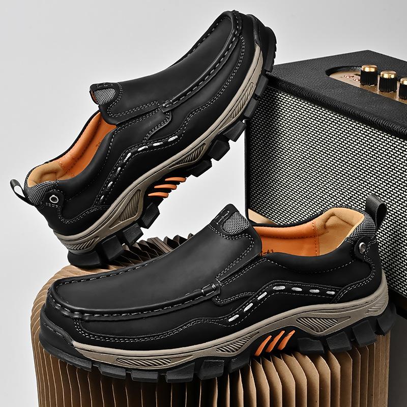 Fashion Fashion Trendy Male Driving Shoes Versatile Non-slip Hiking Shoes Comfortable Outdoor Men's Loafers Moccasins Treking Footwear