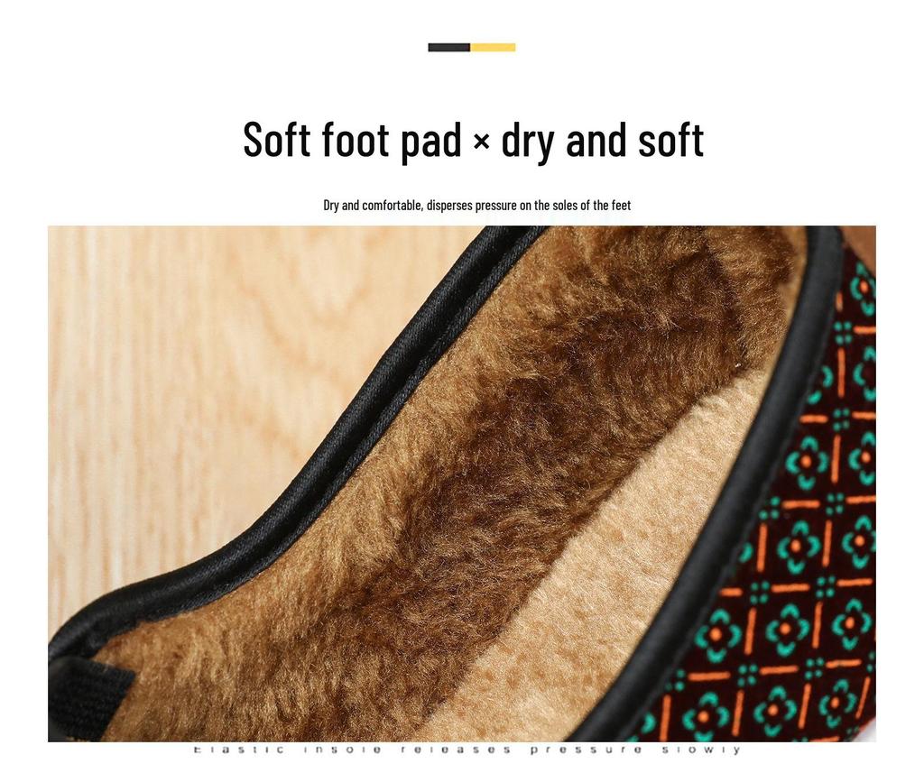 Women's Plush Winter Cotton Ankle Boots - Warm, Non-Slip, Fashionable Slip-Ons