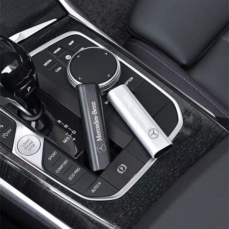 FA03Car Retractable Cleaning Brush JSSSQJS For Mercedes Benz AMG W203 W204 W205 GLC Artificial Wool Small Brush Interior Mouldings