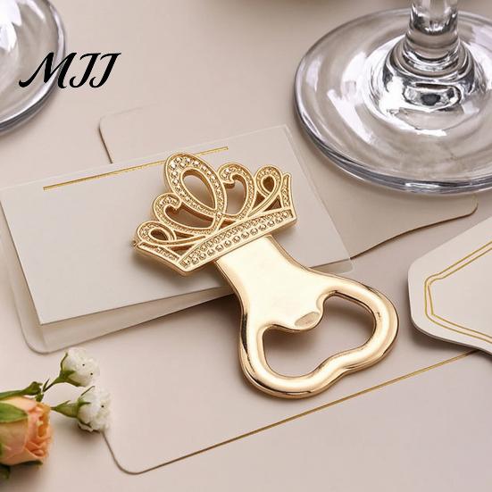 Heavy-duty Bottle Opener Electroplated Crown Shape Jar Opener, Multi Function Smooth Edges Lid for Various Caps