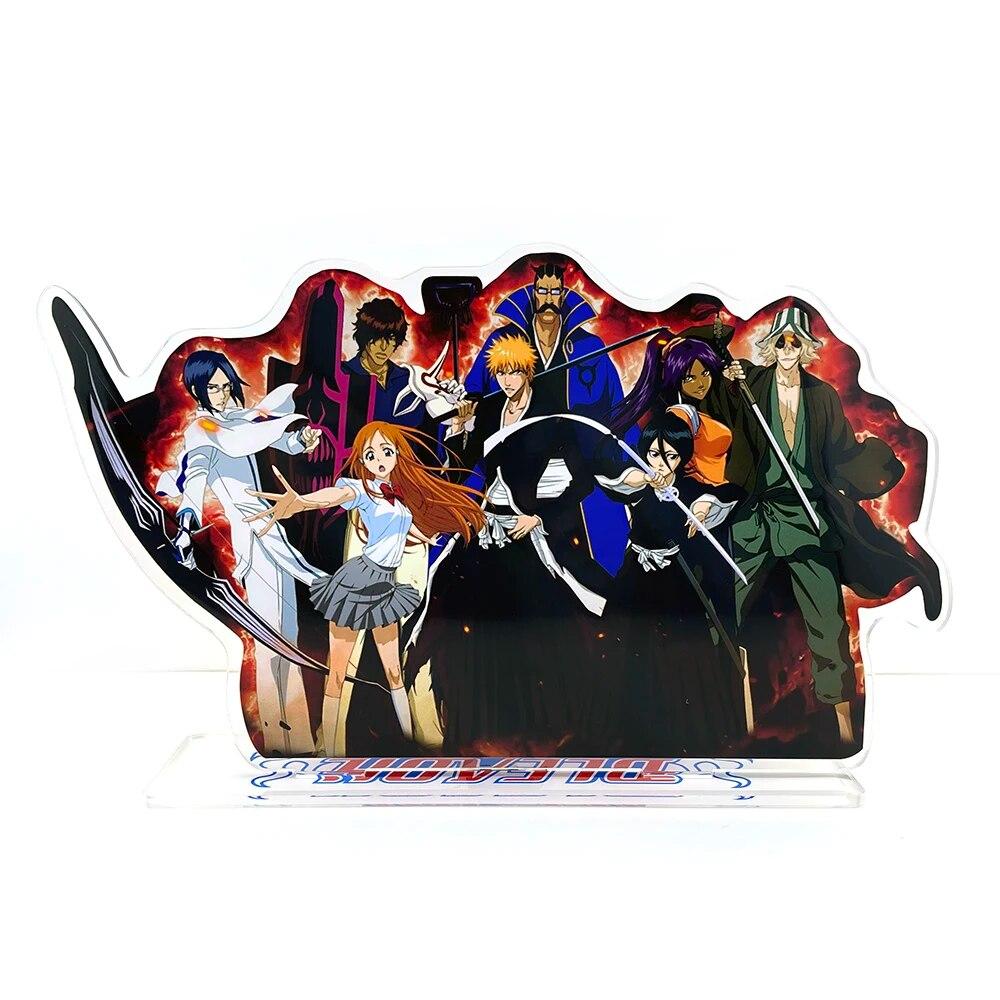 BIG SIZE Bleach group ichigo Orihime Uryuu Yasutora Kisuke Yoruichi GM acrylic stand standee toy figure