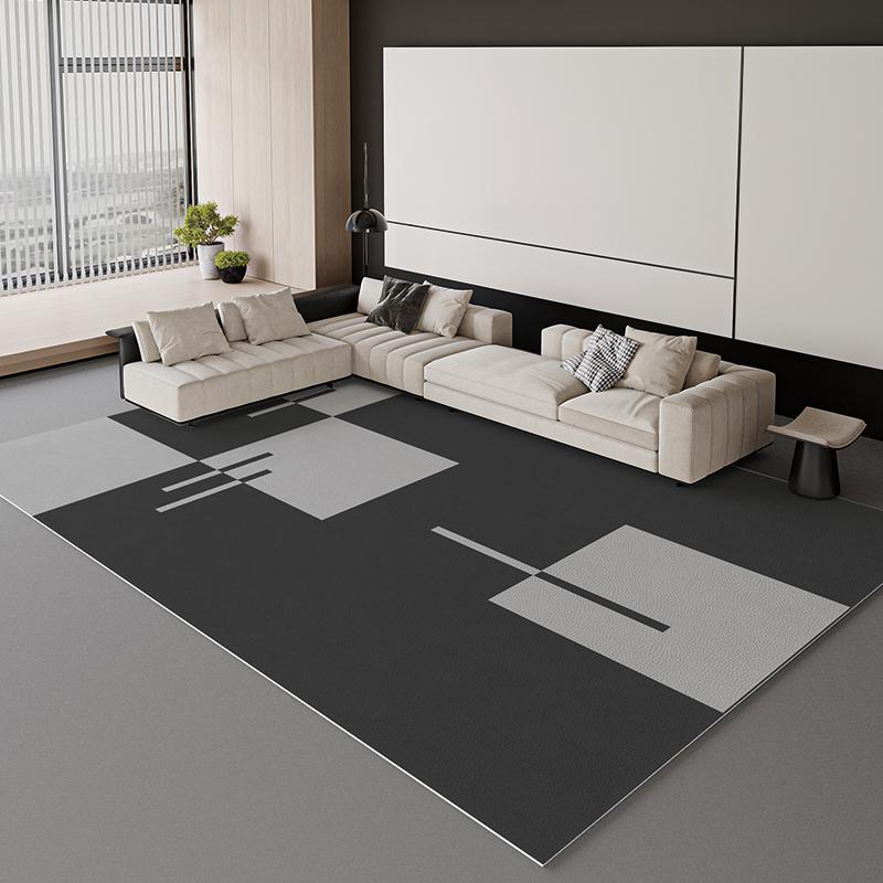 Stilvoller Einfacher Kristall-Samt-Teppich Wohnzimmer Sofa Verschleißfeste Matte Schlafzimmer Pflegeleichter Teppich Heimdekor