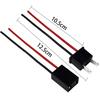 2 Pièces H7 H4 9005 Douille Lignes de Lumière de Voiture Adaptateur Câblage Faisceau d'Ampoules de Phare de Voiture Connecteur Prise Mâle Femelle Câble d'Extension