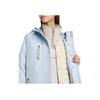 Adidas Terrex X And Wander Collaboration FW23 Outdoor Waterproof Three-In-One Down Jacket Women Jacket Light-Blue IJ5892