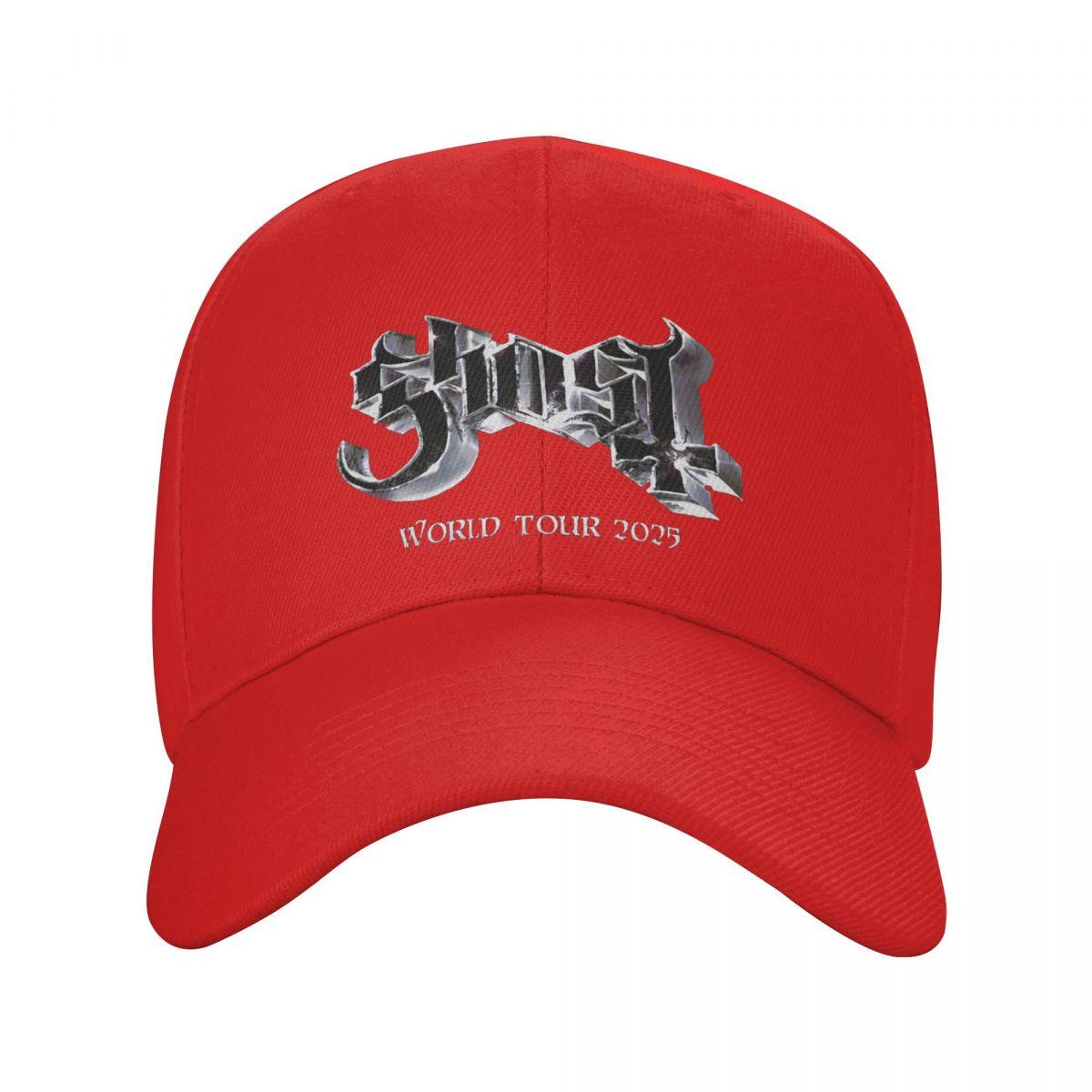 

Группа Ghost Мировое турне Skeletour Бейсболки Snapback Мужские Женские Кепки Повседневная Кепка Streetwear Бейсбольная Кепка Кепка One Size