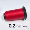 Red Waxed Thread: South American Round String for Hand Ropes and Weaving.
