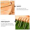 20 Pcs Bamboo Bread Tongs Food Serving Clips Household Steak Clips Bamboo Tong Natural Bamboo Clip