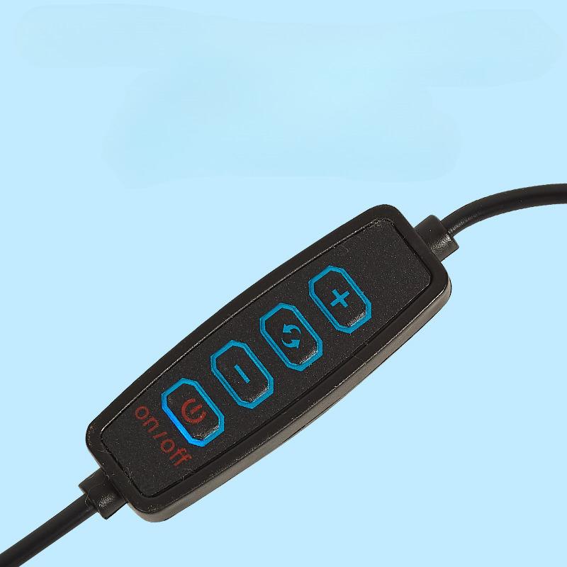 USB Aquarium LED Lamp Fish Tank Light Decor Aquatic Plant Multiple Modes Dimmable Lightness Full Spectrum Mini Clip Light 5W