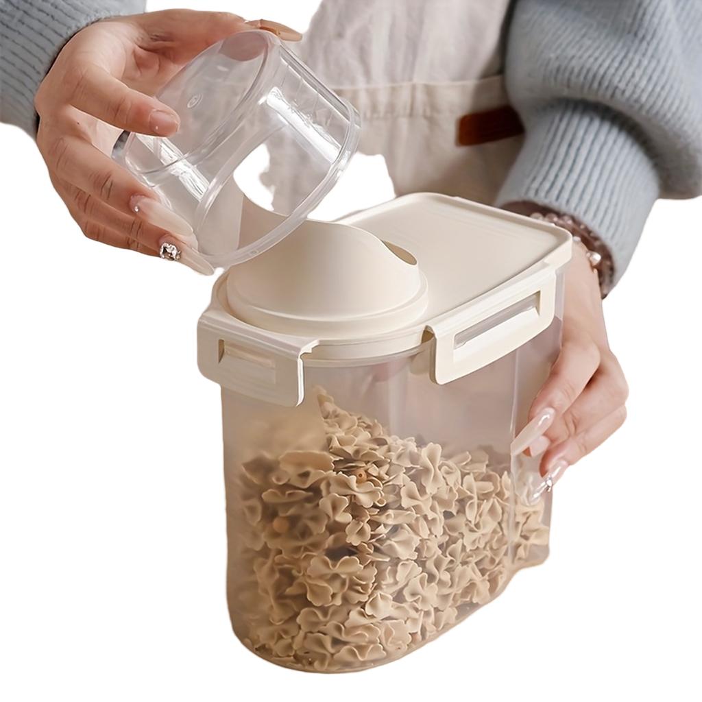 Airtight Food Storage Container for Rice, Grains and Dog Food,- and Kitchen Canister for Home Use