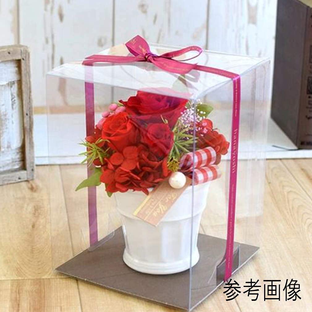 Made In Medium 15cm X 15cm X 20cm with Mounting Clear Flower Bouquet Preserved Flower Gift Plush Collection Case Japan, Size, High, Card, 5-Piece