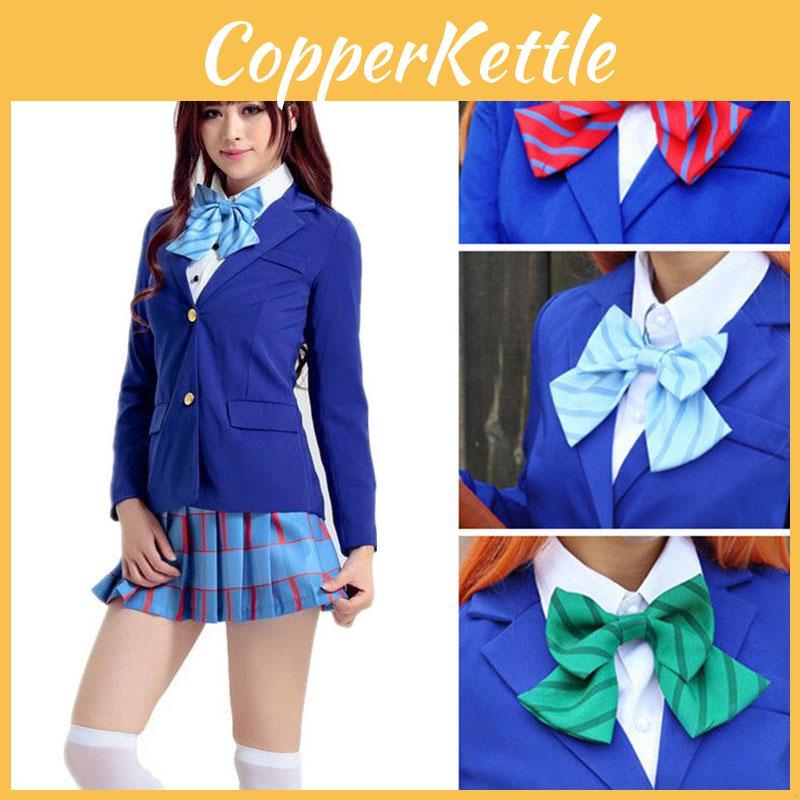 Love Live New Kousaka Honoka Yazawa Niko Nishikino Maki Uniform Costume Cosplay