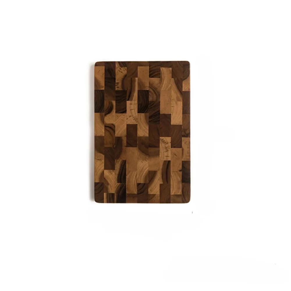 

Acacia Wood Splicing Chopping Board Double-sided Using Damp-proof Cutting Board Rectangular Moldy Proof Chopping Block Baby Food