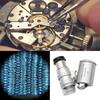 80X/100X Tragbares UV-Lupe mit LED-Schmuck-Inspektionsmikroskop Beleuchtete Handlupe zur Detektion