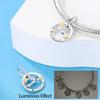 S925 Sterling Silver 12 Constellation Pendant Virgo Gemini DIY Jewelry Accessories