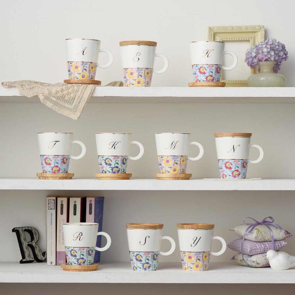 Diane Harrison Initial Mug [R] 430ml (with coaster and gift box) 276589