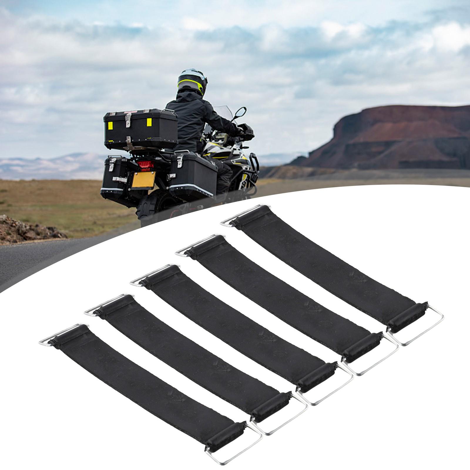 5Pcs Motorcycle Battery Strap Replacement Natural Rubber Adjustable Bands
