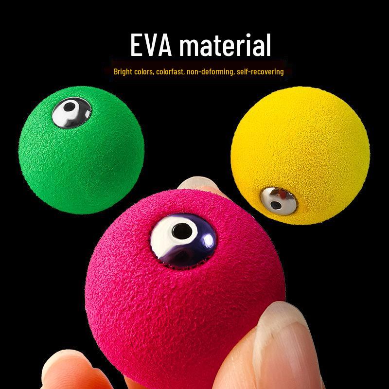 EVA Luoyang Ball with Counterweight: Fishing Tackle Accessory for Long Cast Lure Fishing, Ideal for Crucian Carp, Luoyang Ball Float.