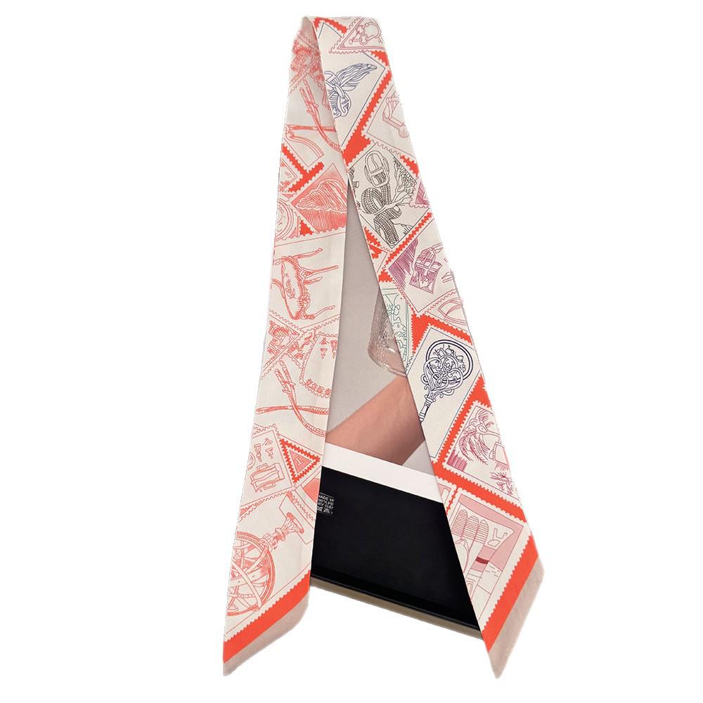 Damen Koreanischer Stil Twillband Wickeltasche und Schal Halstuch