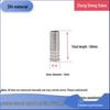 304 Stainless Steel Hose Barb Two-Way Double Head Connector for Soft Tube