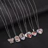 Custom Image Heart Locket Necklace For Women Stainless Steel Personalized Secret Romantic Anniversary Lover Jewelry Mama Gifts