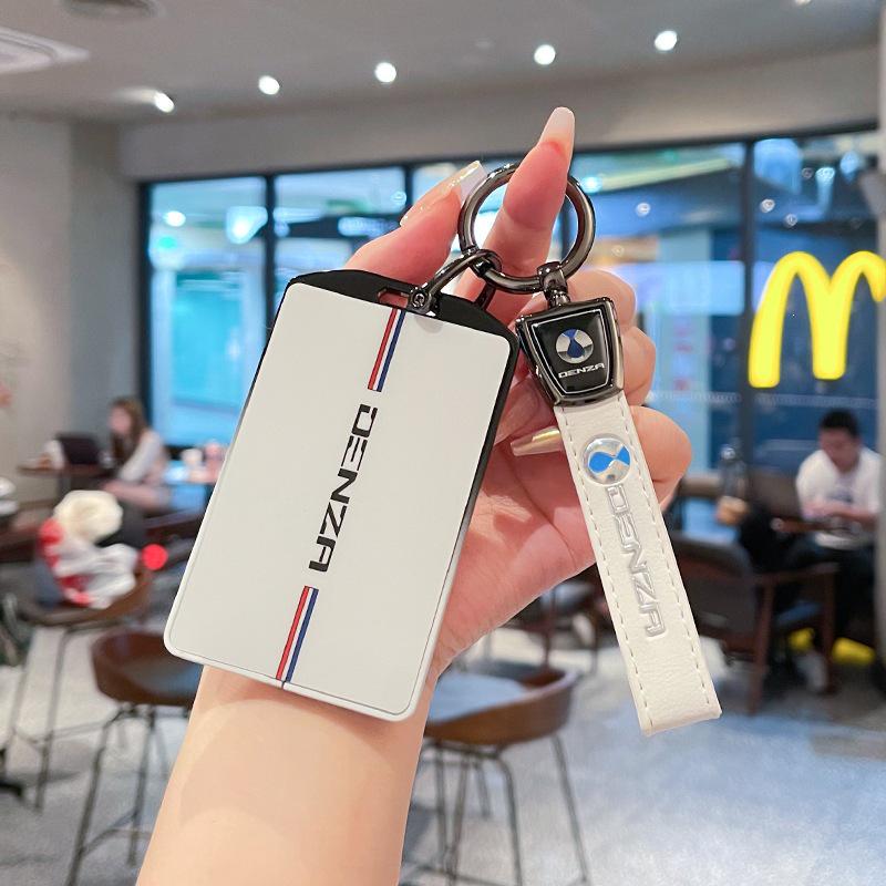 Denza Key Case: New Card Shell Buckle, Premium Card Holder & Modified Metal NFC Car Key Bag Single shell
