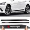 For Volkswagen Car Waist Side Skirt Decoration Stickers Carbon Fiber Car Stickers For Volkswagen VW Scirocco Jetta Beetle Golf P
