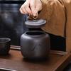 Creative Black purple clay tea can Ceramic Tea pot sealed candy jar ore purple Art tea can Moisture-proof Sealed Storage pot