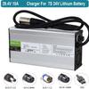 29.4V 10A Charger DC 29.4Volt 15Amp Li-ion Battery Charger for 7S 24V Lithium Battery Pack with Cooling Fan