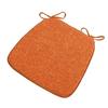 Modern Style Solid Color Cotton Linen Chair Cushion with Ties for Dining Chairs Kitchen Dining Chair Pad Cojines Decorativos