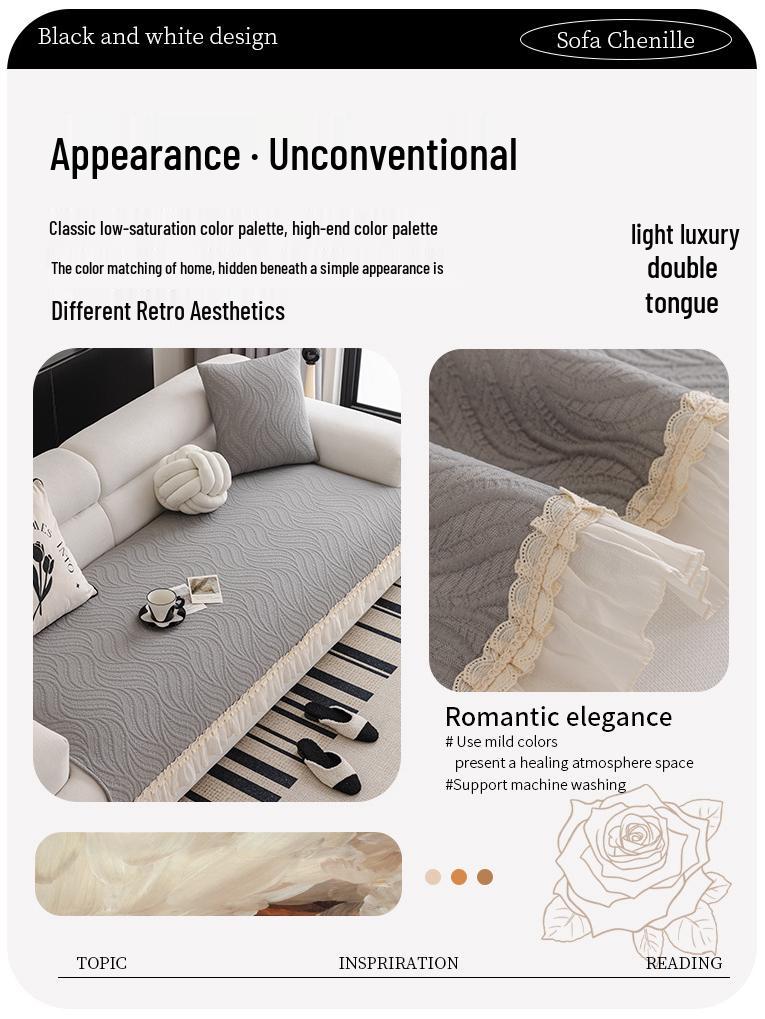 All-Season Non-Slip Space Cotton Sofa Cushion, Dirt-Resistant Seat Protector, 2026 Edition.