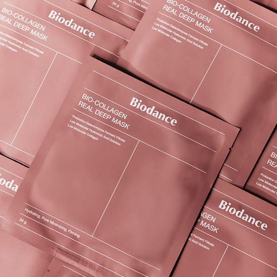 [Über 7 Millionen Exemplare] Biodance Bio Collagen Real Deep Mask 4 Blätter, koreanische Maskenpackung