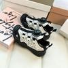 Spring Summer Kids Breathable Mesh Rotary Buckle Sneakers Unisex Children Casual Chunky Daddy Shoes