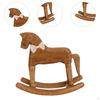 Wooden Rocking Horse Decor Figurine Gift Craft, Home Decor, Rustic Desktop Ornament