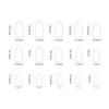 Pink White Gradients Resin Nail Extension Chip-Proof Smudge-Proof Fake Nails for Shopping Traveling Dating