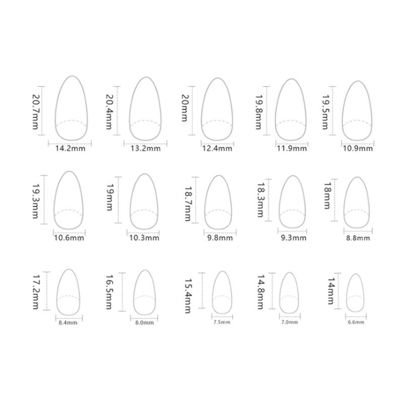 Pink White Gradients Resin Nail Extension Chip-Proof Smudge-Proof Fake Nails for Shopping Traveling Dating