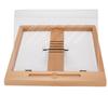Tablet Stand with Pencil Slot 5 Angles Settings Wood Desk Tablet Holder for Drawing Reading Typing