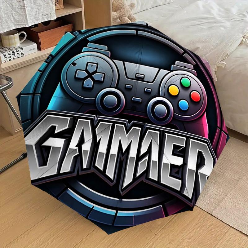 1pc Gamer Controller Automatic Open/Close Umbrella, Lightweight Design for Everyone, Halloween & Christmas Gifts - Ideal for Daily, Formal, Party Use,