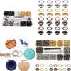 400Pcs 6mm Grommet Kits 4 Colors Grommet Eyelet Set with Install Tool Eyelet Punch Kits for Leather Belt Clothes