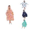 Délicieuse Grande Couverture Sweat à Porter Pour Enfants Tissu Doux Chaud Confortable Avec des Illustrations Amusantes